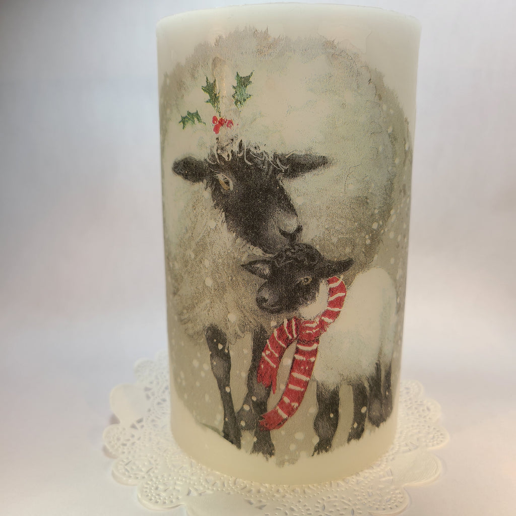 Add some sparkle to your dinner table with the Hurricane Candle Centerpiece!