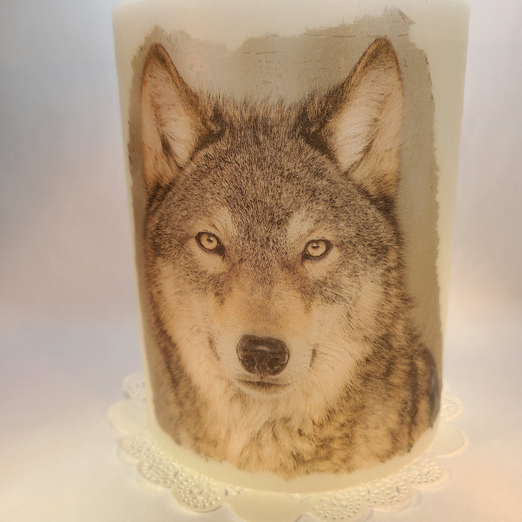 Brighten Your Home with a Timber Wolf Hurricane Candle Holder