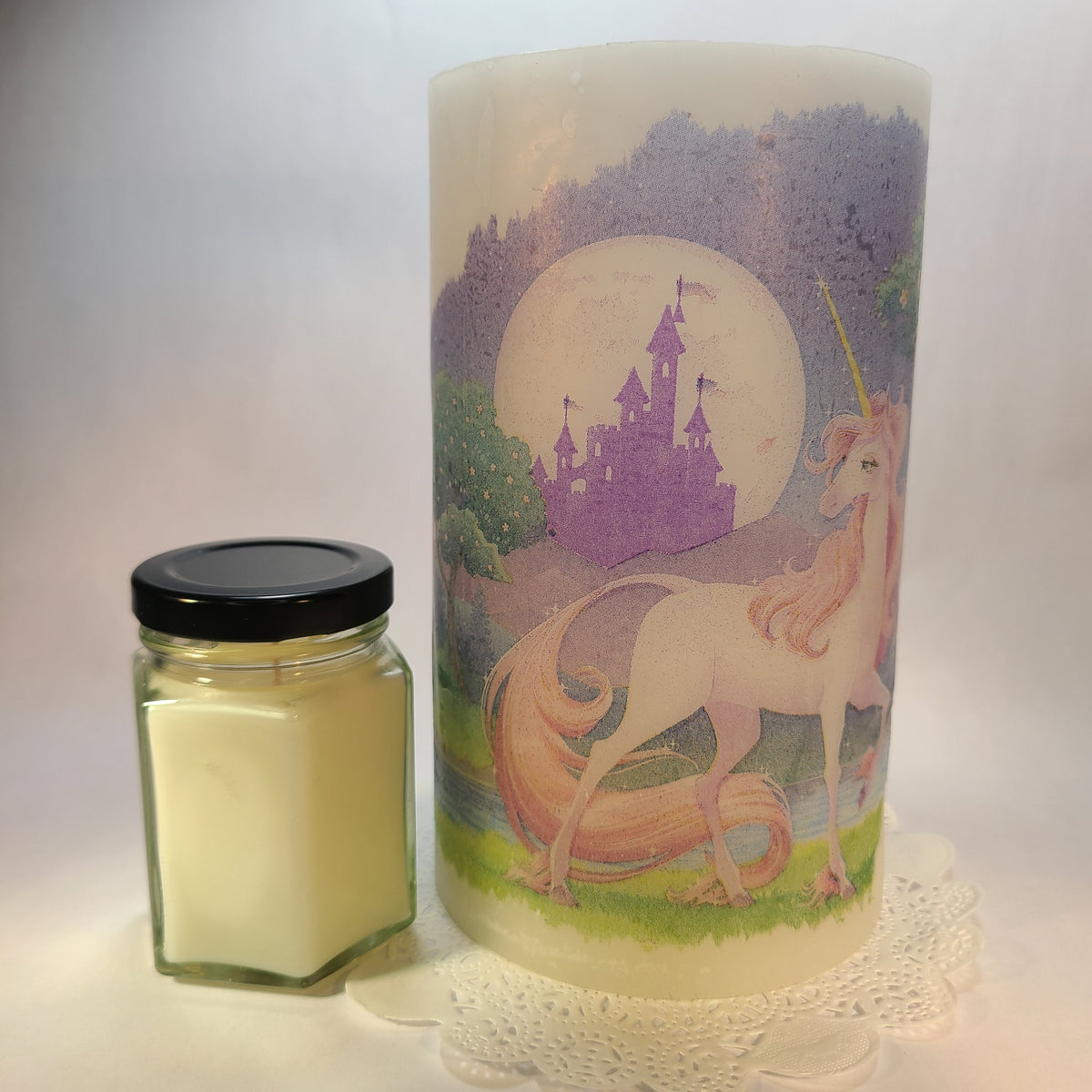 Unbreakable Unicorn Mother and Child Hurricane Candle Shell – Heartland ...