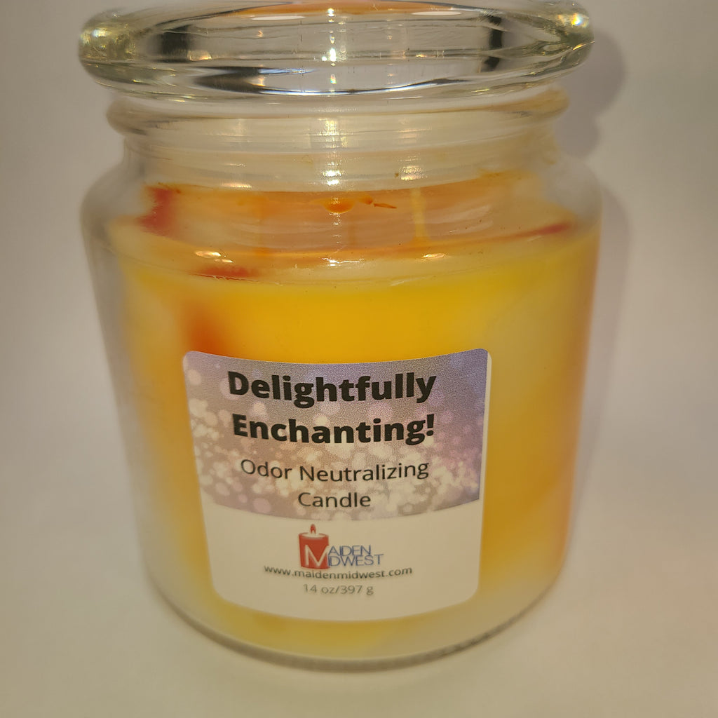 Odor Eliminator Candle to eliminate odors and freshen up your home.